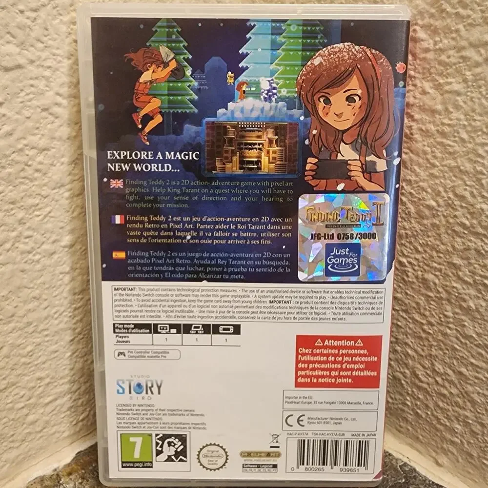 Game - Finding Teddy II [Definitive Edition] (CIB) - Switch